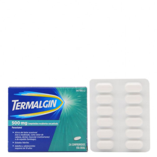 Termalgin 500 Mg 24 Comprimidos Recubiertos