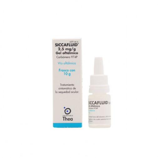 Siccafluid 2,5 Mg/g Gel Oftalmico 1 Tubo 10 G