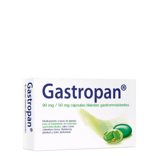 Gastropan 90 Mg/50 Mg 42 Capsulas Blandas Gastrorresistentes