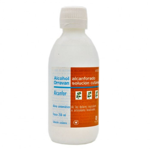 Alcohol Alcanforado Reig Jofre 100 mg/ml Solución Cutánea 1 Frasco 250 ml