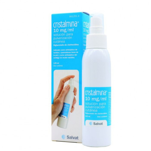 Cristalmina 10 Mg/ml Solucion Para Pulverizacion Cutanea 1 Frasco 125 Ml