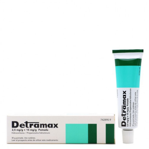 Detramax 2,5 Mg/g + 15 Mg/g Pomada 1 Tubo 30 G