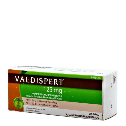 Valdispert 125 Mg 50 Comprimidos Recubiertos