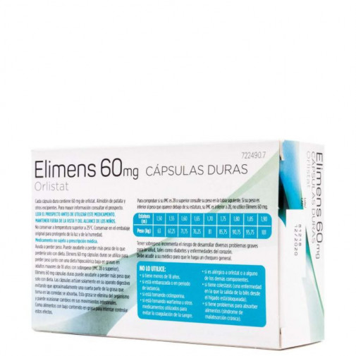 Elimens 60 Mg 42 Capsulas