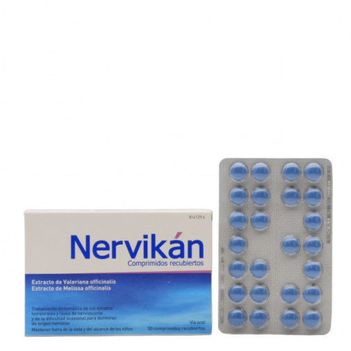 Nervikan 160 Mg/80 Mg 50 Comprimidos Recubiertos