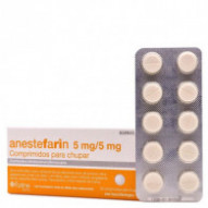 Anestefarin 5 Mg / 5 Mg 20 Comprimidos Para Chupar