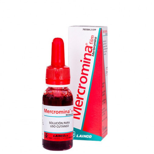 Mercromina Film 20 Mg/ml Solucion Cutanea 1 Frasco 30 Ml
