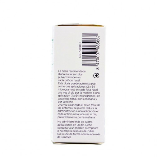 Rhinocort 64 Microgramos/pulverizacion Suspension Para Pulverizacion Nasal 1 Envase 120 Dosis