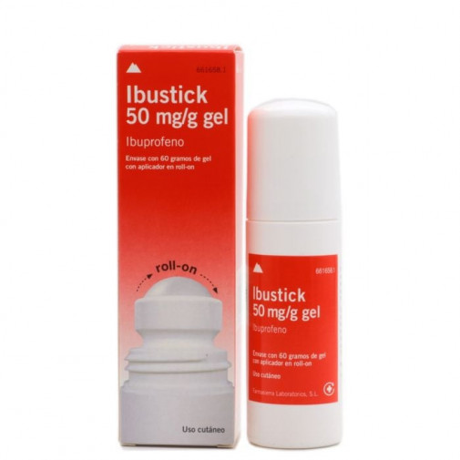 Ibustick 50 Mg/g Gel Cutaneo 1 Tubo 60 G (con Roll-on)