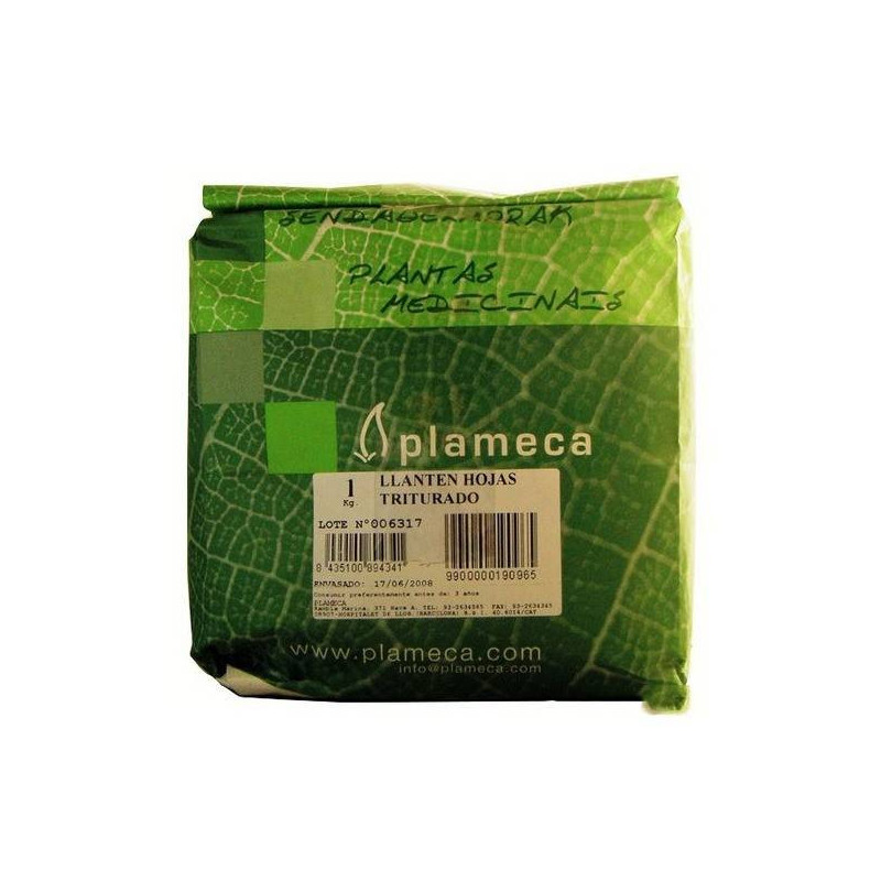 Llanten Hojas Trituradas 1 Kg Plameca