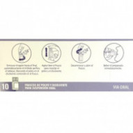 Ultra-levura 250 Mg 10 Frascos Polvo Y Disolvente Para Suspension Oral