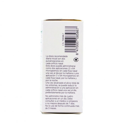 Rhinocort 64 Microgramos/pulverizacion Suspension Para Pulverizacion Nasal 1 Envase 120 Dosis