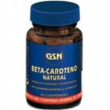 Betacaroteno Natural 50 comprimidos Gsn