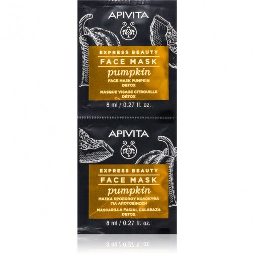 Apivita Express Beauty Mascarilla Detox Calabaza 2X8Ml Apivita