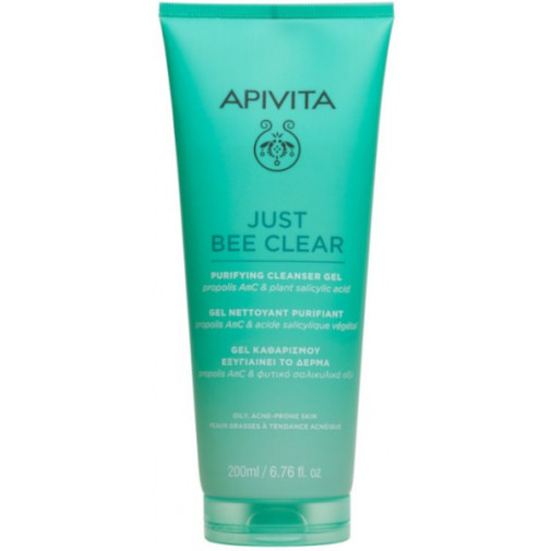 Apivita Just Bee Clear Gel Limpiador Purificante 200ml