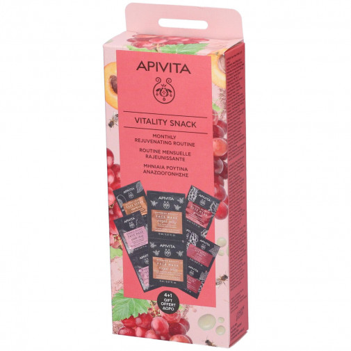Apivita Vitality Snack Rutina Mensual Rejuvenecedora Express (4+1)
