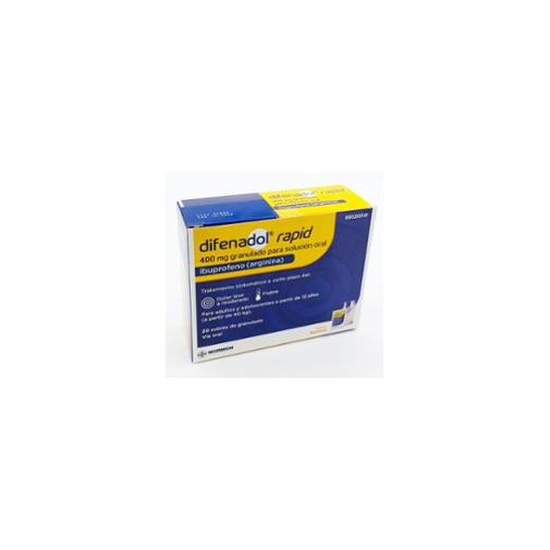 Difenadol Rapid Efg 400 Mg 20 Sobres Granulado Para Solucion Oral