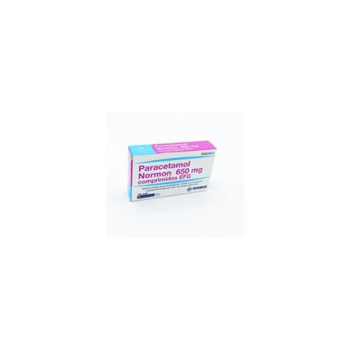 Paracetamol Normon Efg 650 Mg 40 Comprimidos