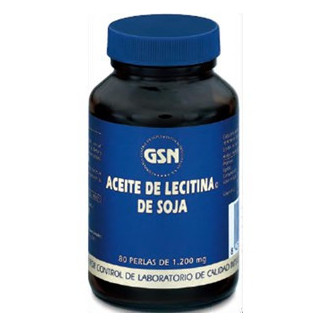 Lecitina De Soja 1200 mg 80 Perlas Gsn