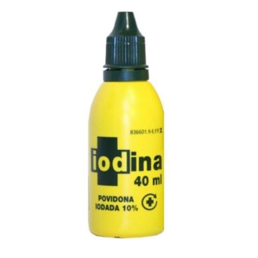 Iodina 100 Mg/ml Solucion Cutanea 1 Frasco 40 Ml