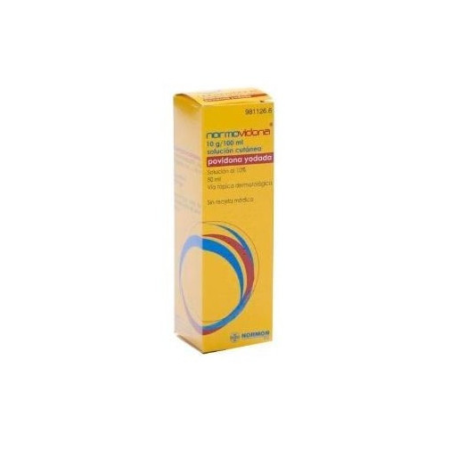 Normovidona 100 Mg/ml Solucion Cutanea 1 Frasco 50 Ml