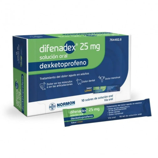 Difenadex 25 Mg 10 Sobres Solucion Oral