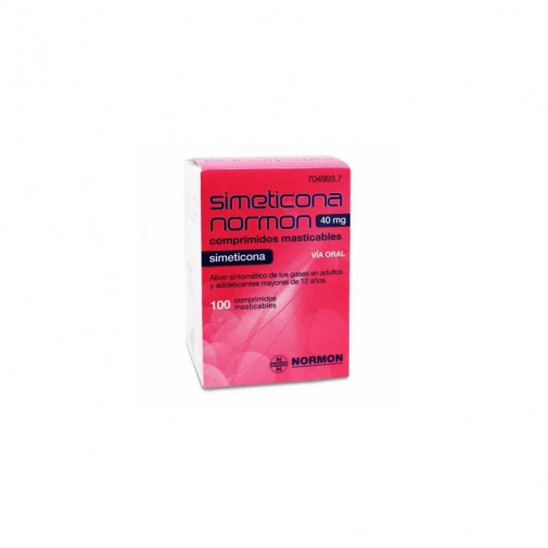Noraflat 40 Mg 100 Comprimidos Masticables