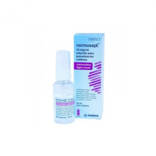 Normosept 10 Mg/ml Solucion Para Pulverizacion Cutanea 1 Frasco 25 Ml