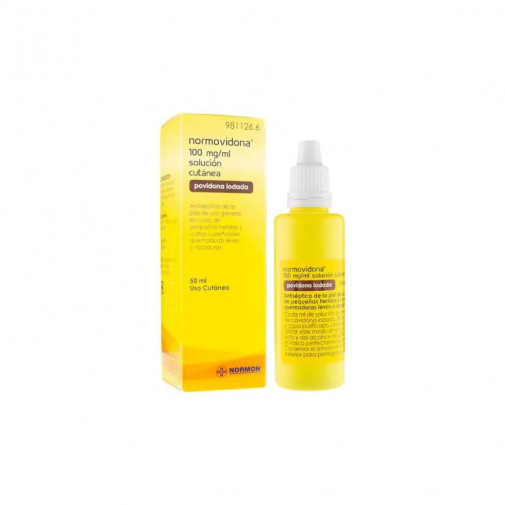 Normovidona 100 Mg/ml Solucion Cutanea 1 Frasco 50 Ml
