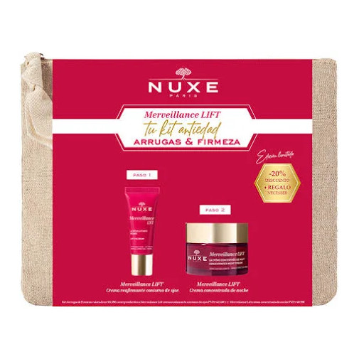 Nuxe Merveillance Lift Contorno De Ojos 15ml + Crema De Noche 50ml