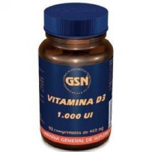 Vitamina D3 1000ui 450 mg 90 Comprimidos Gsn