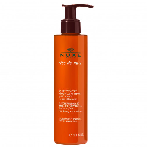 Nuxe Reve De Miel Gel Limpiador Y Desmaquillante Facial 200ml