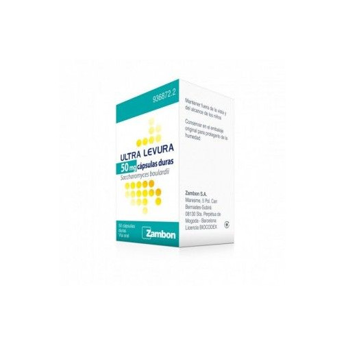 Ultra-levura Elam Pharma 50 Mg 50 Capsulas