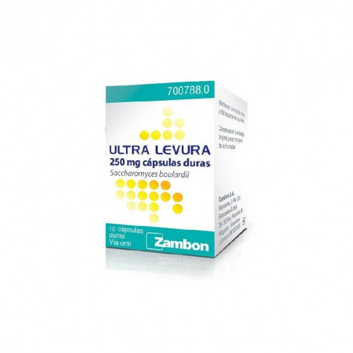 Ultra-levura Difarmed 250 Mg 10 Capsulas (frasco)