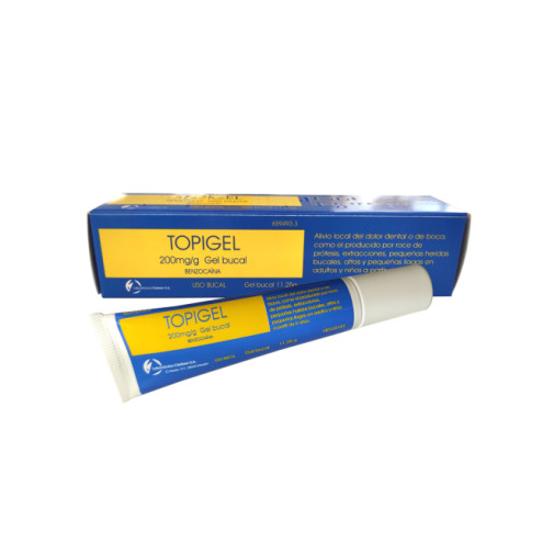Topigel 200 Mg/g Gel Bucal 1 Tubo 33,75 G