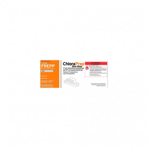 Chloraprep Incoloro 20 Mg/ml + 0,70 Ml/ml Solucion Cutanea 25 Aplicadores 3 Ml