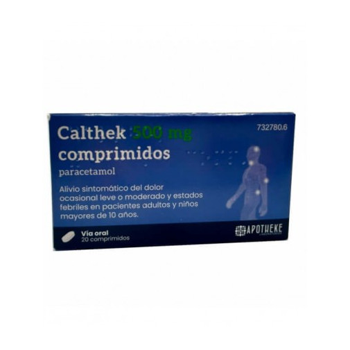Calthek 500 Mg 20 Comprimidos