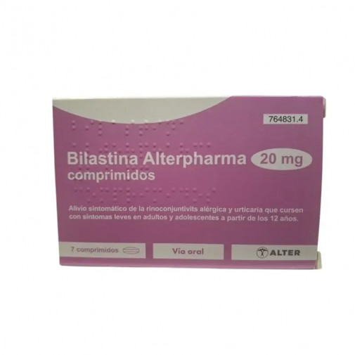 Bilastina Alterpharma 20 Mg 7 Comprimidos