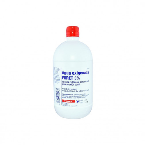 Agua Oxigenada Cuve 30 mg/ml Solución Cutánea 1 Frasco 500 ml