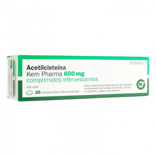 Acetilcisteina Kern Pharma 600 Mg 20 Comprimidos Efervescentes