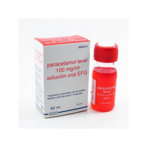 Paracetamol Level Efg 100 Mg/ml Solucion Oral 1 Frasco 60 Ml