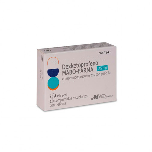 Dexketoprofeno Mabo-farma 25 Mg 10 Comprimidos Recubiertos