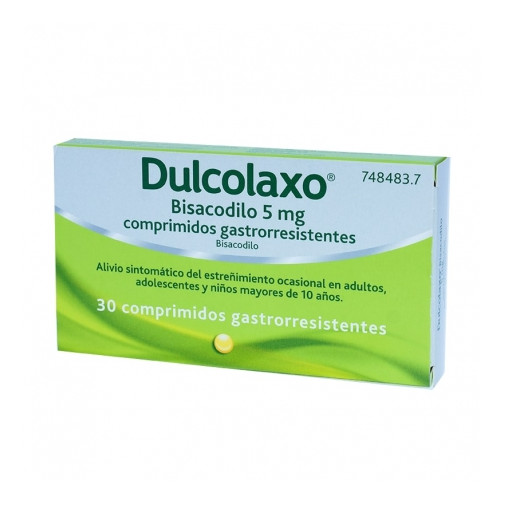 Dulcolaxo Bisacodilo Elam Pharma 5 Mg 30 Comprimidos Gastrorresistentes