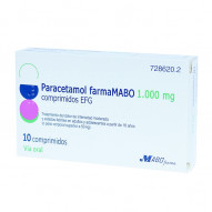 Paracetamol Farmamabo Efg 1000 Mg 10 Comprimidos