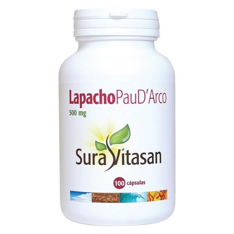 Lapacho Pau D´arco 500 mg 100 Cápsulas Sura Vitasan