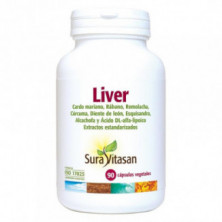 Liver 650 mg 90 Cápsulas Sura Vitasan