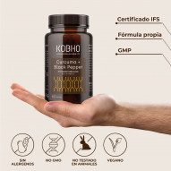 Kobho Curcuma + Piperina 60 Cápsulas
