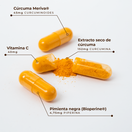 Kobho Curcuma + Piperina 60 Cápsulas