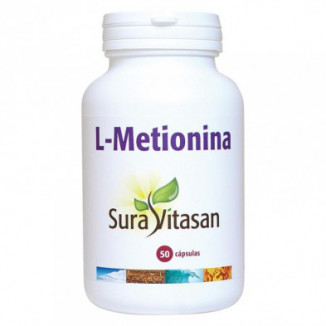 L-metionina 500 mg  50 Cápsulas Sura Vitasan