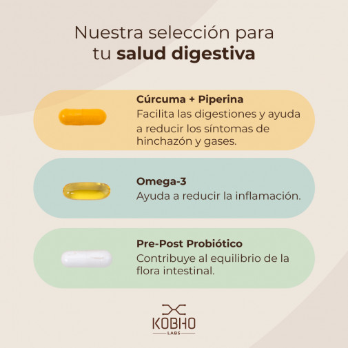 Kobho Curcuma + Piperina 60 Cápsulas